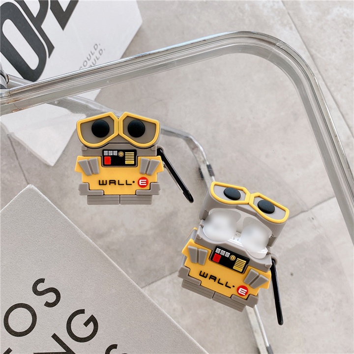 Case Airpods 1/2/3/Pro ROBOT Biết Yêu, Ốp Airpods Dễ Thương và Phong Cách - Mã TZAP319
