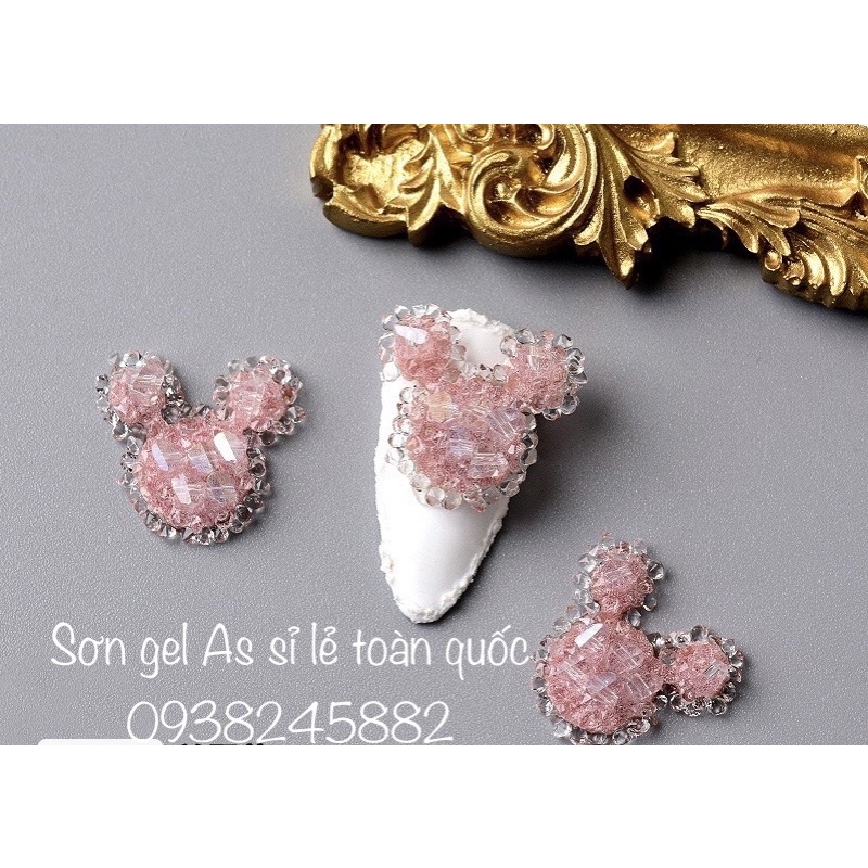 Charm đá trang trí móng bán theo cặp 2 cái