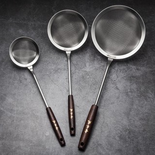 Vớt Bọt INOX 304 DÀY Cán Gỗ Hàng CAO CẤP