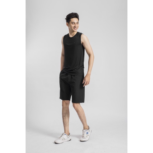 Áo ba lỗ nam tanktop tập gym KWIN thiết kế tối giản dệt jacquard tạo họa tiết sọc dọc nam tính KTT007S9