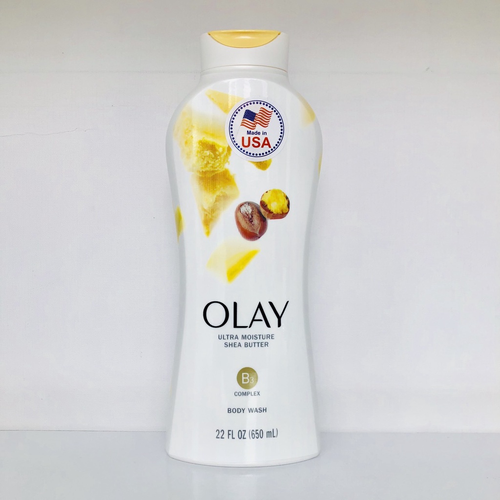 Sữa tắm dưỡng ẩm Olay hương bơ hạt mỡ 887ml