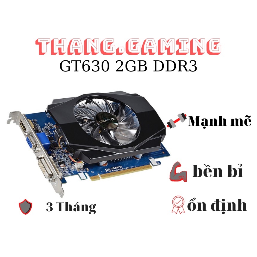 Card màn hình vga gt730, gt630 chơi lol fo4