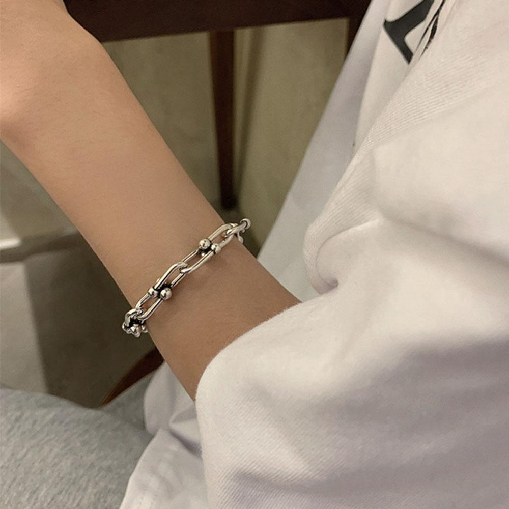 AROMA Vòng Tay Mặt Chữ U Phong Cách Vintage Thời Trang Cho Nữ