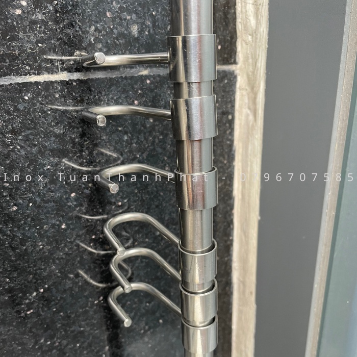 Máng nồi - Thanh treo xoong nồi inox 304 cao cấp Tuấn Thành Phát