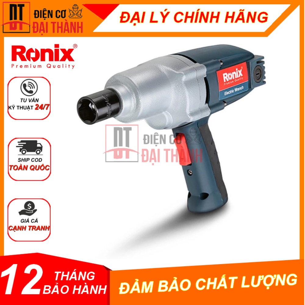 Máy Siết Bu Lông Ronix 2035 - Mô tơ chổi than, 1/2 inch, 3.7 kg, Max Torque 350 Nm