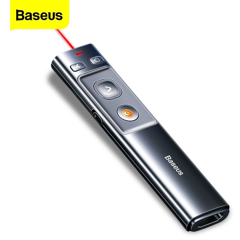 Bút Hỗ Trợ Trình Chiếu Laser Baseus Orange Dot PPT Chính Hãng