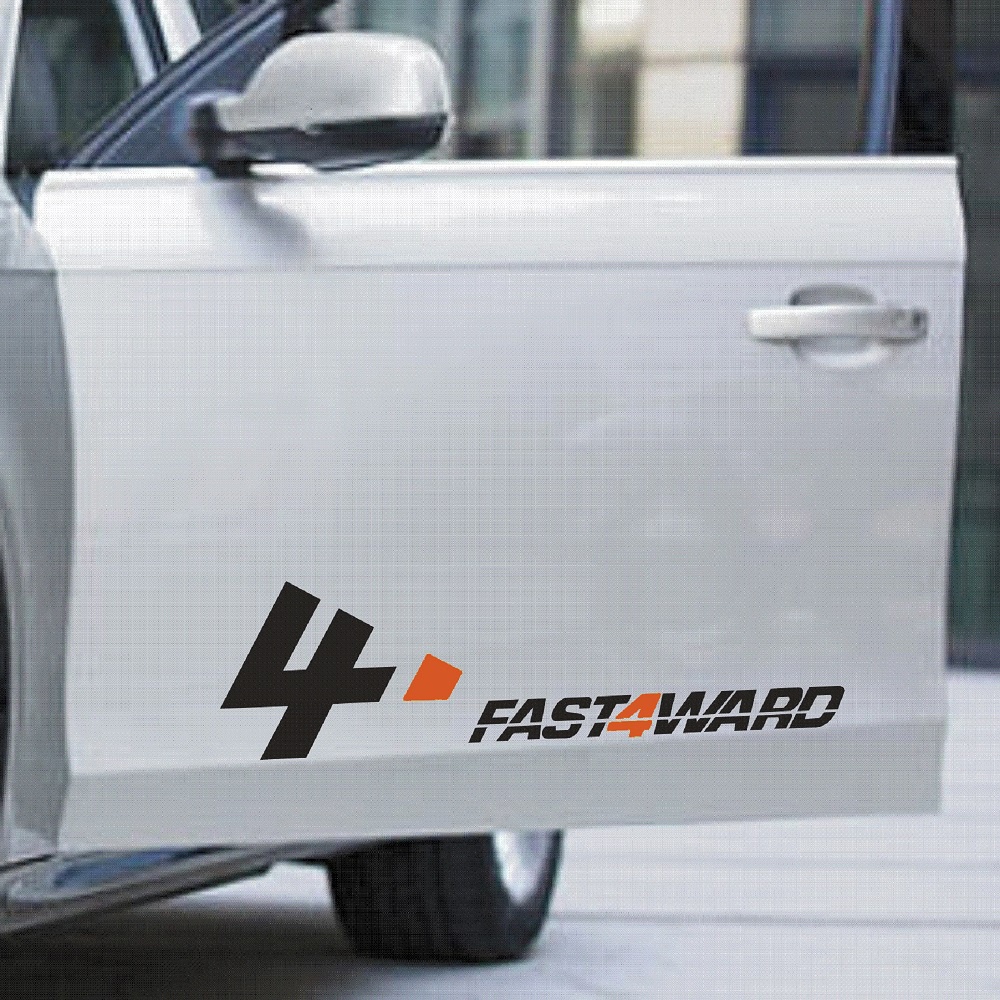 Miếng Dán Đề Can Trang Trí Kính Chắn Gió Xe Hơi Honda FAST4WARD Line Race