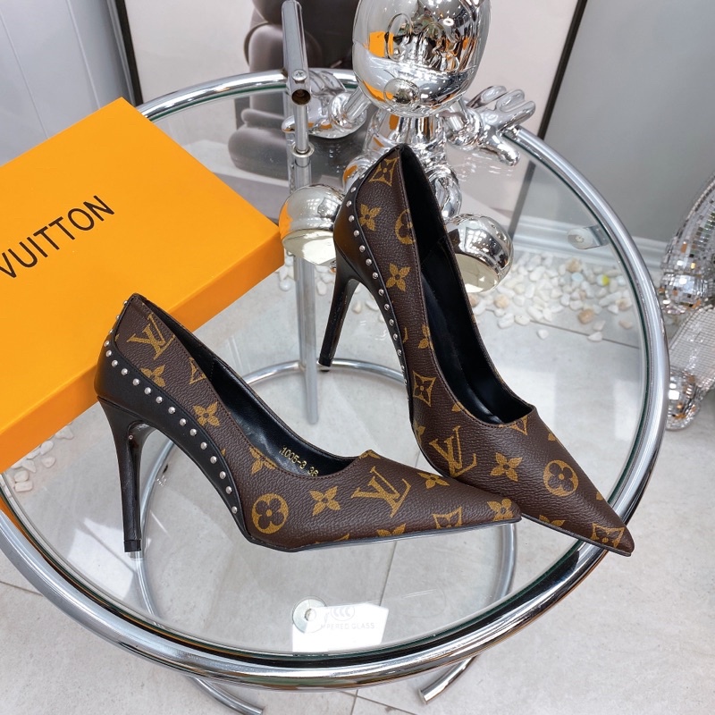 Cao Gót LV Phối Gót Đinh Full Size 35-39  -  By Anh Dinh Phuong