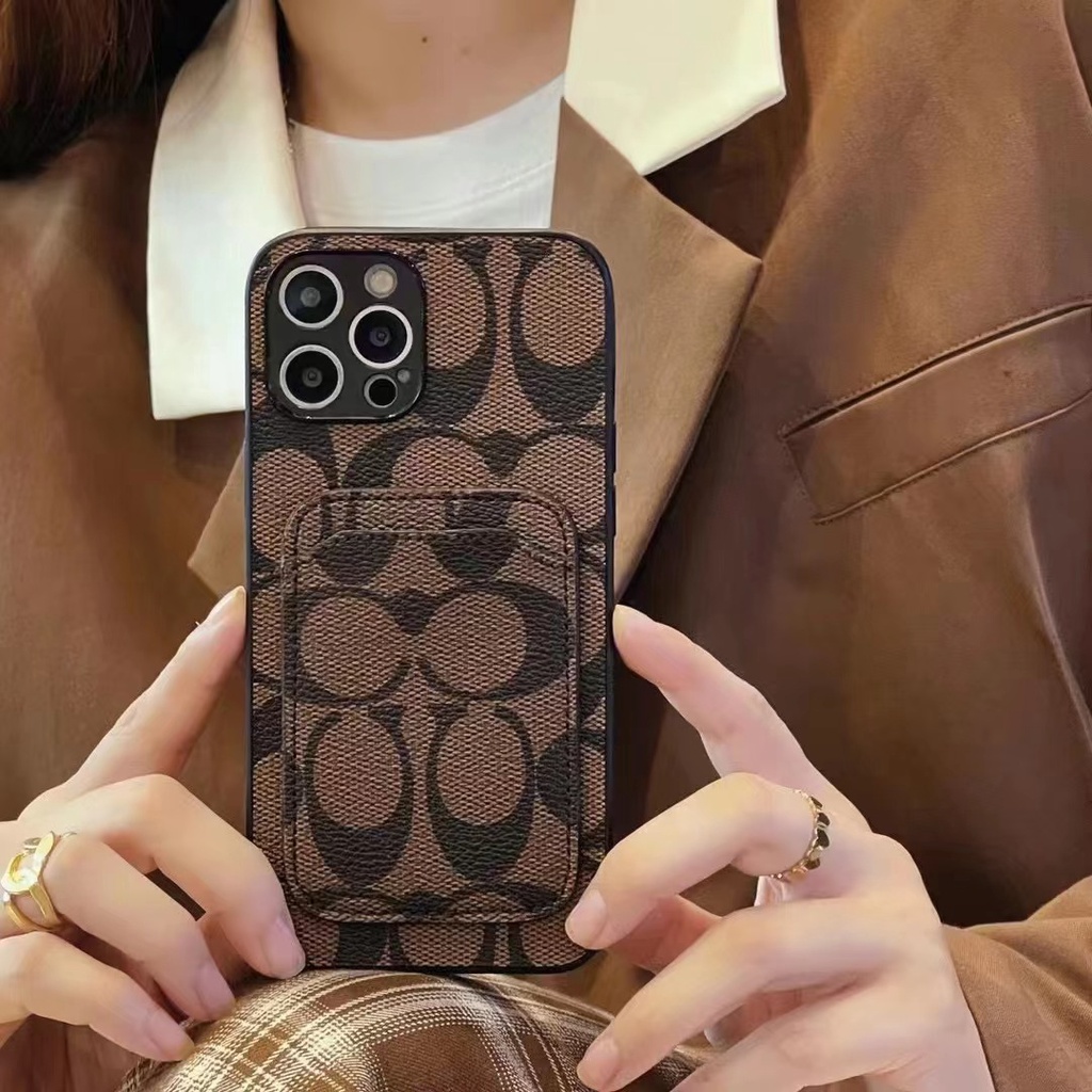 Bao Da Điện Thoại Cao Cấp Có Ngăn Đựng Thẻ Cho iphone 15 14 13 12 11 pro max xs 8 plus Ốp