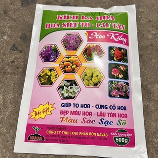 Phân bón kích ra hoa dưỡng hoa vạn thọ cúc mai vàng hoa lan