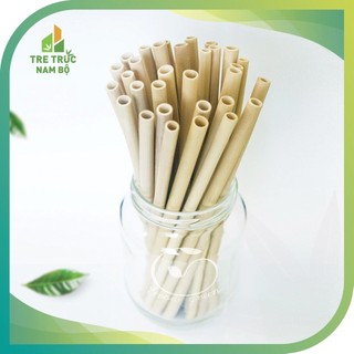 Ống hút tre thiên nhiên, thân thiện môi trường, ống hút trà sữa trân châu đẹp dài 20cm