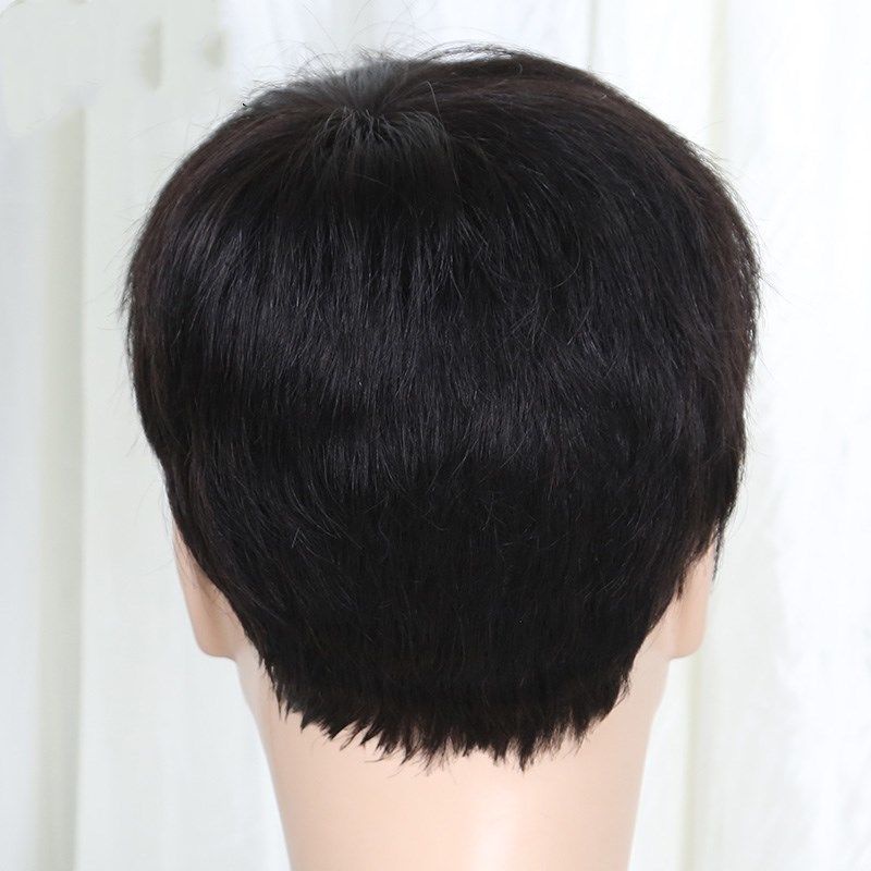 Bộ Tóc Giả Ngắn Thời Trang Cho Nam Trung Niên