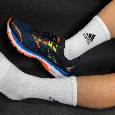 Tất adidas cổ cao - Hộp 5 đôi tất Vớ nam cao cấp thể thao dệt kim chất liệu 100% Cotton,dày dặn,mềm, không dão