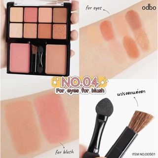 Set Phấn Mắt Và Má Hồng Odbo For Eye & Blush