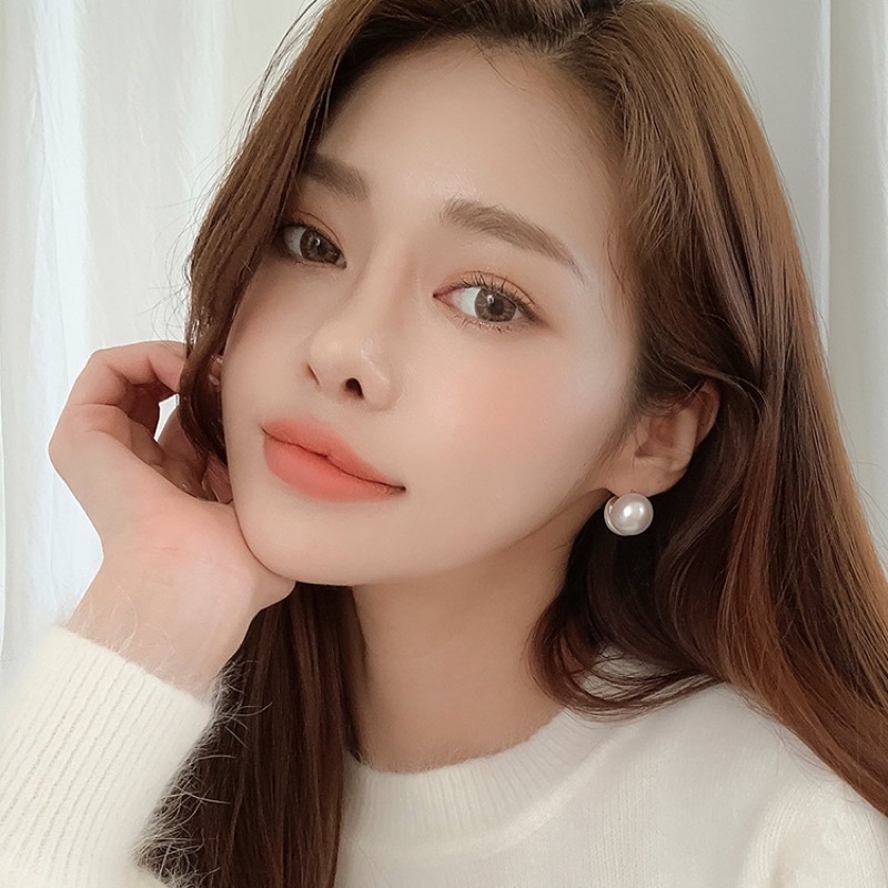 Bông Tai, Khuyên Tai ngọc trai nhân tạo 2 mặt phong cách Hàn Quốc COCOPI Accessories - BT074