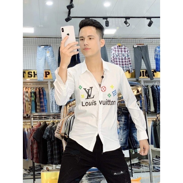 [HÀNG CAO CẤP] Áo sơ mi nam dài tay,chất liệu cotton thoáng mát, không nhăn, không bai xù