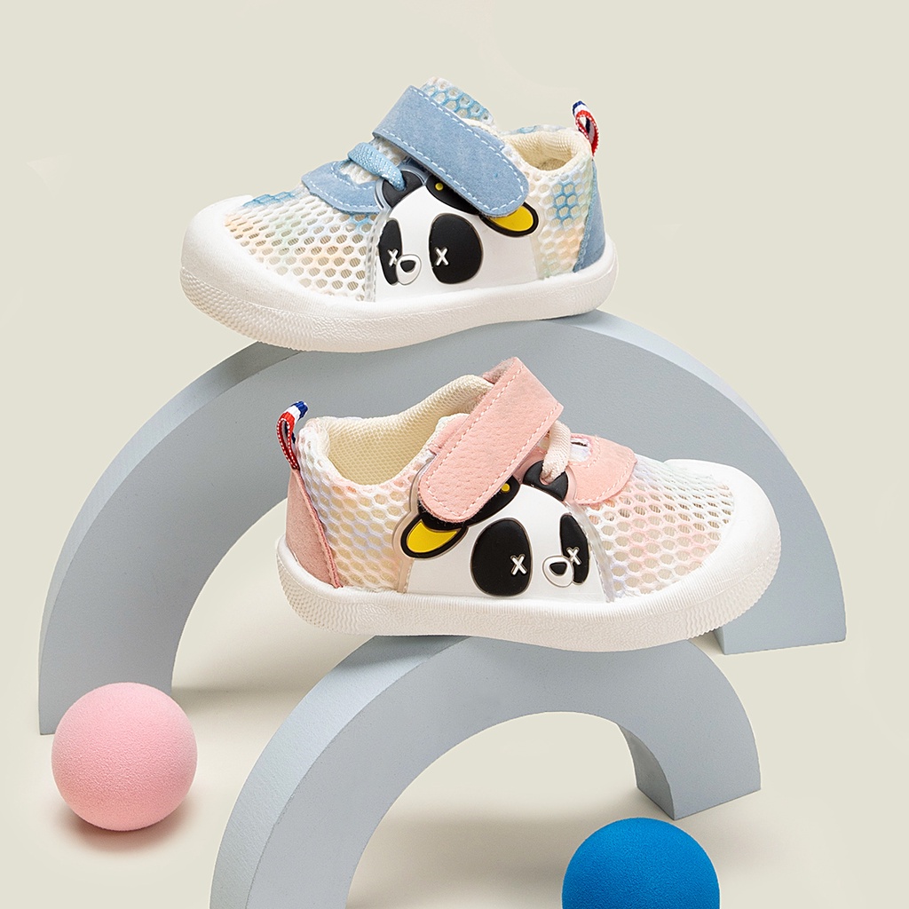Sandal Cheerful Mario 2022 mớI có khóa dán cho bé chống trơn thoáng khí đế mềm