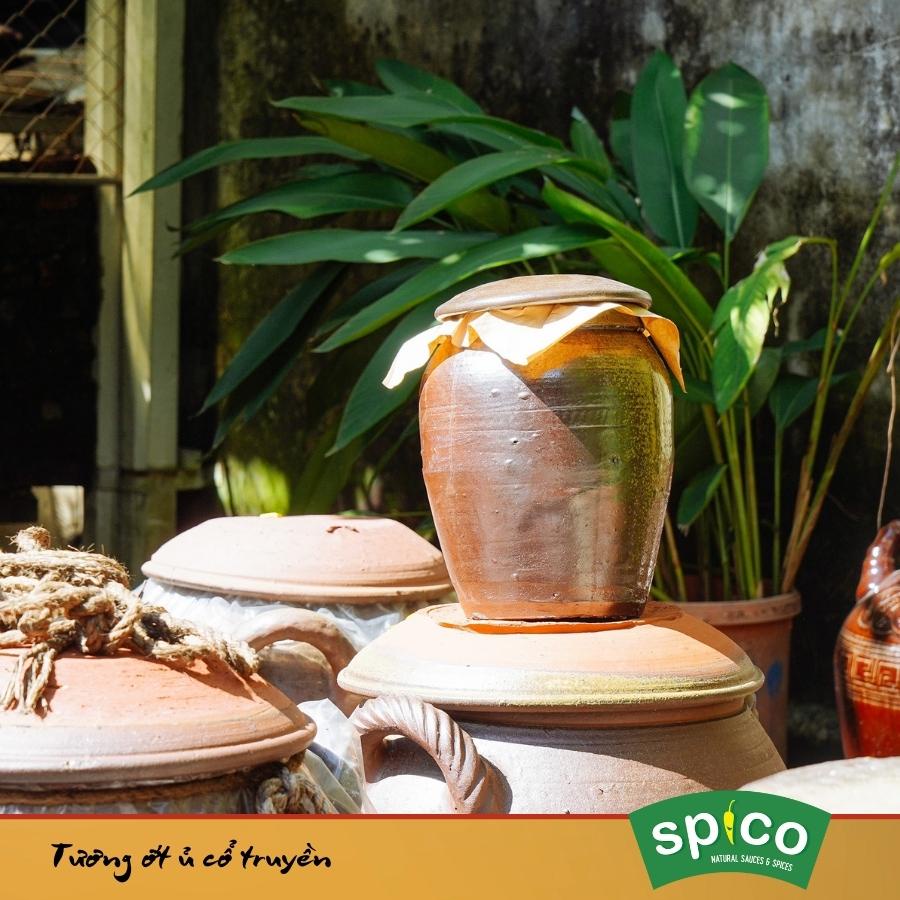 Tương ớt chay SPICO An Nhiên không chứa tỏi, lên men truyền thống, ăn thực dưỡng, 330g