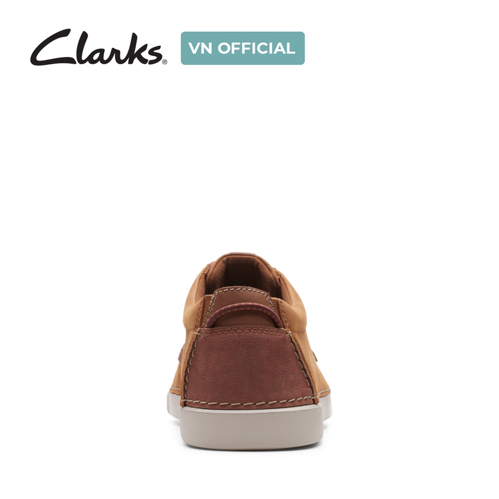 Giày Tây Da Nam Clarks Gereld Low màu Tan