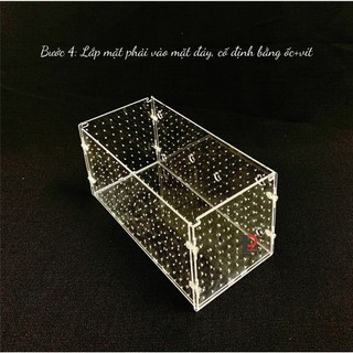 Lồng dưỡng/ box tép cá mica hít kính