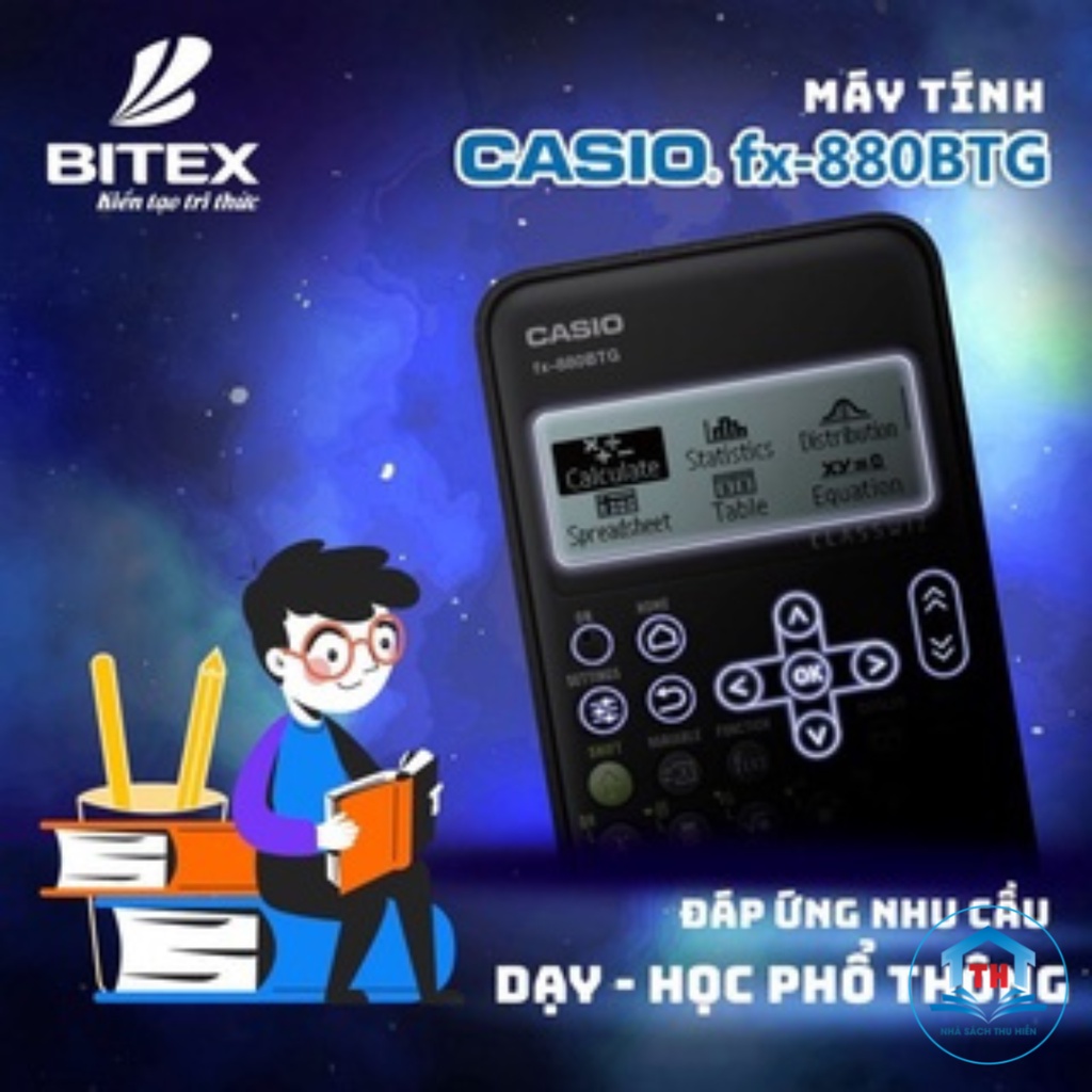 Máy tính CASIO FX880BTG Chính hãng - Bảo hành 7 năm