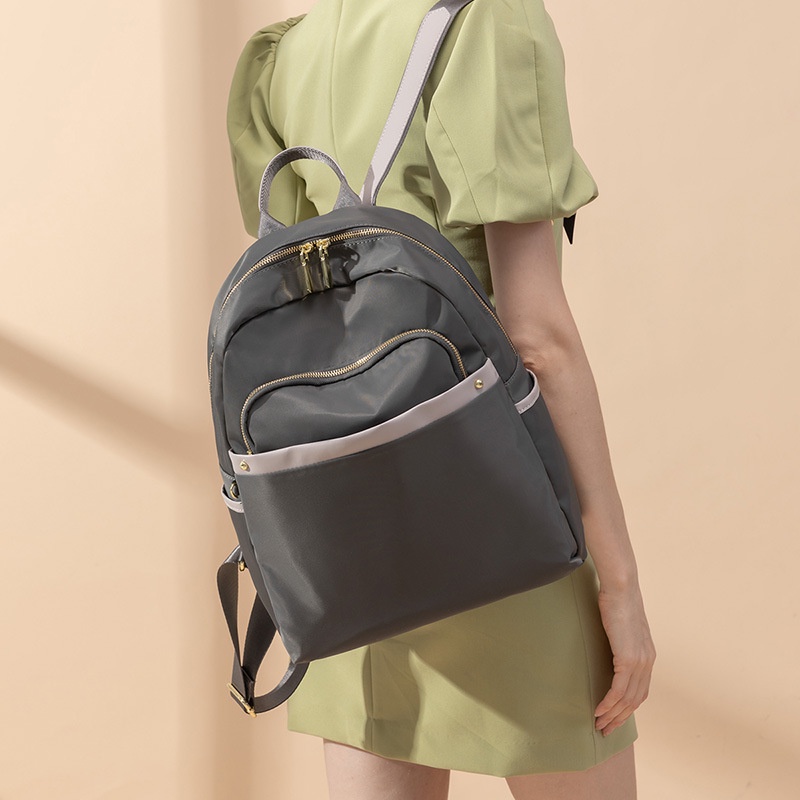 Balo Vải Oxford Đựng Laptop 14 Inch Thời Trang Cho Nữ