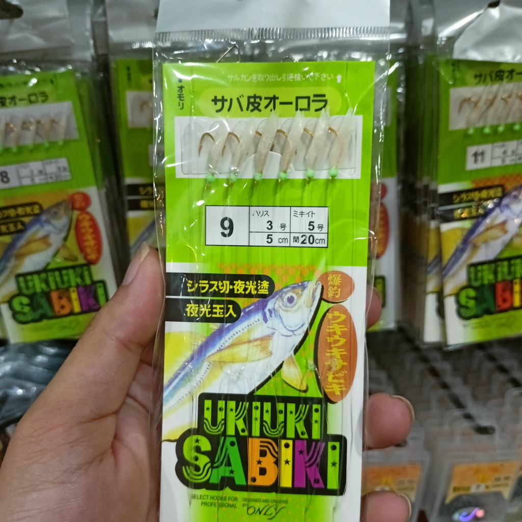 Sabiki, lưỡi chén, lưỡi nhán lông cá trát, nục, bè chang...