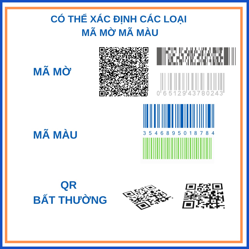 Máy quét mã vạch MINPRO không dây bluetooth 2.4Ghz, quét mã vạch hàng hóa, công nghệ laser