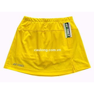Váy cầu lông yonex 668 màu vàng