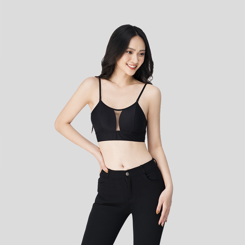 Áo Bra Quây Không Gọng Cao Cấp LUPERI Dáng Hở Lưng Trơn Quai Trễ Mút Mềm Siêu Mỏng LUAL866