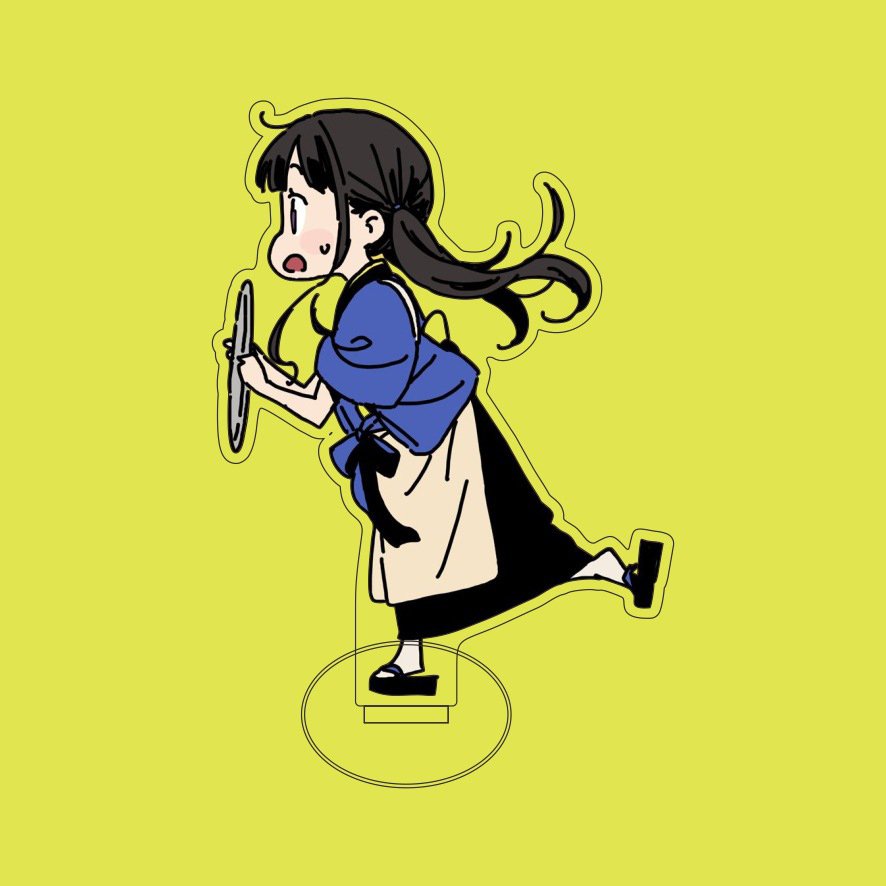 (8CM) Mô hình Standee LYCORIS RECOIL Quán cà phê bất ổn ver PHỤC VỤ mica trong acrylic trưng bày anime chibi