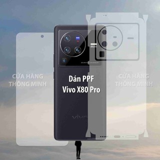 Tấm dán Vivo X80 Pro dán PPF mặt trước/dán mặt sau/dán màn hình/dán mặt lưng Full viền chuẩn