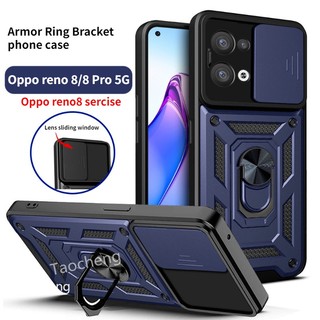 Ốp Điện Thoại Dạng Giáp Có Vòng Đỡ Chống Sốc Cho Oppo reno8 reno8Z reno 8 Z 8Z 8Pro Pro 4G 5G