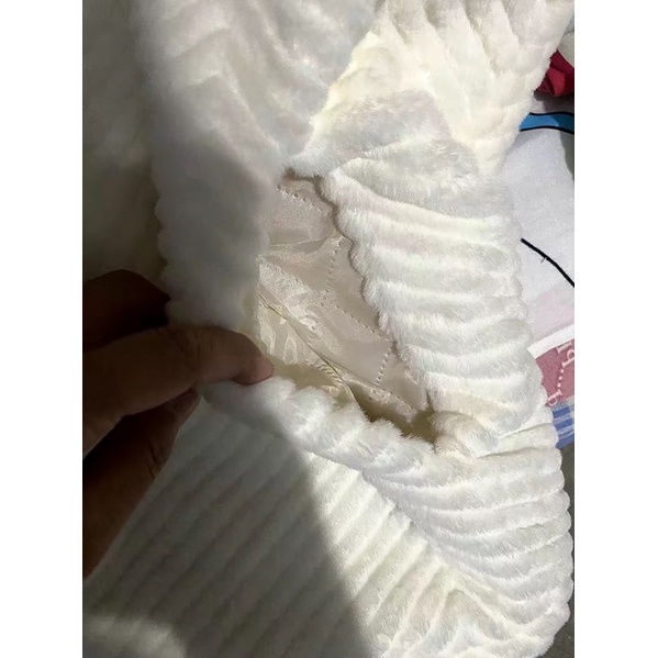 SẴN L Áo Khoác Lông Mùa Đông Dày Hai Lớp