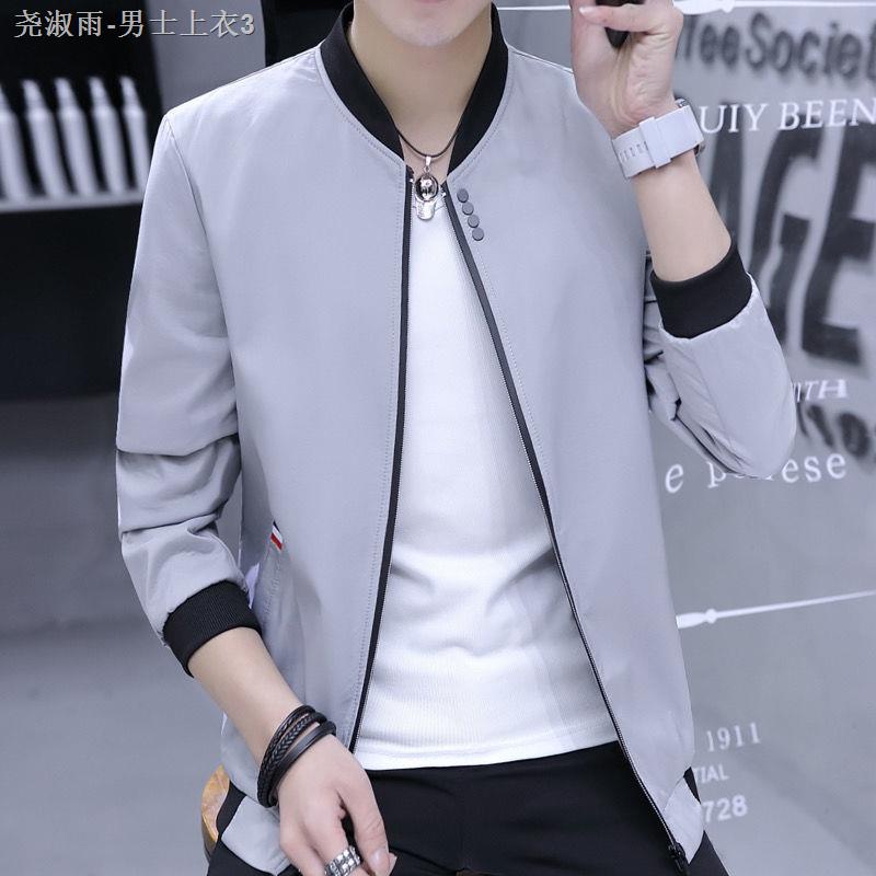 Áo Khoác Bóng Chày adidas redjaket lelaki budakMen s Mỏng Dáng Ôm Trẻ Trung Thời Trang Xuân Thu