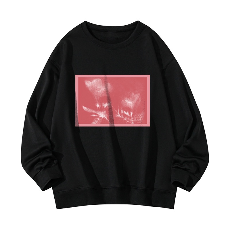 NRVP Áo Thun Nữ Dài Tay Dáng Rộng In Hình Phong Cách Hàn Quốc Mới