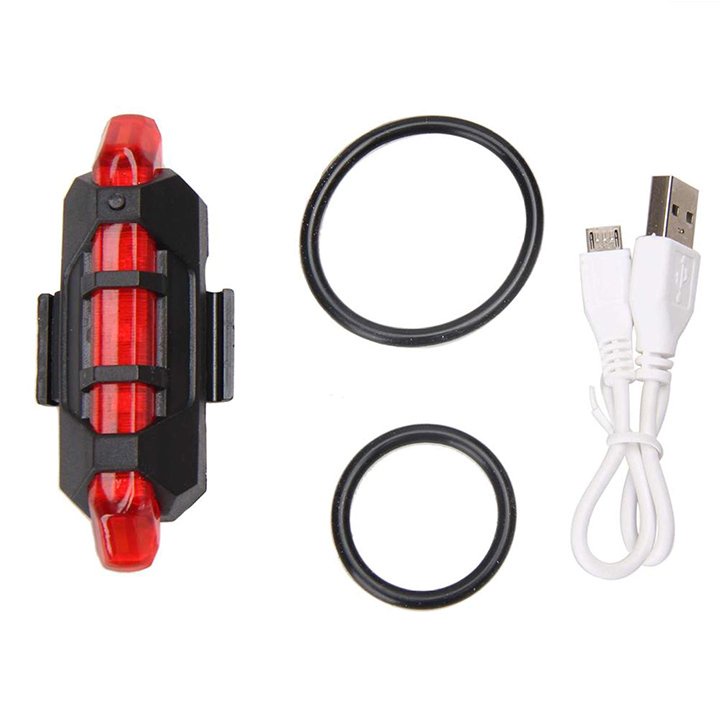 Đèn LED đuôi xe đạp có cổng sạc USB chất lượng cao
