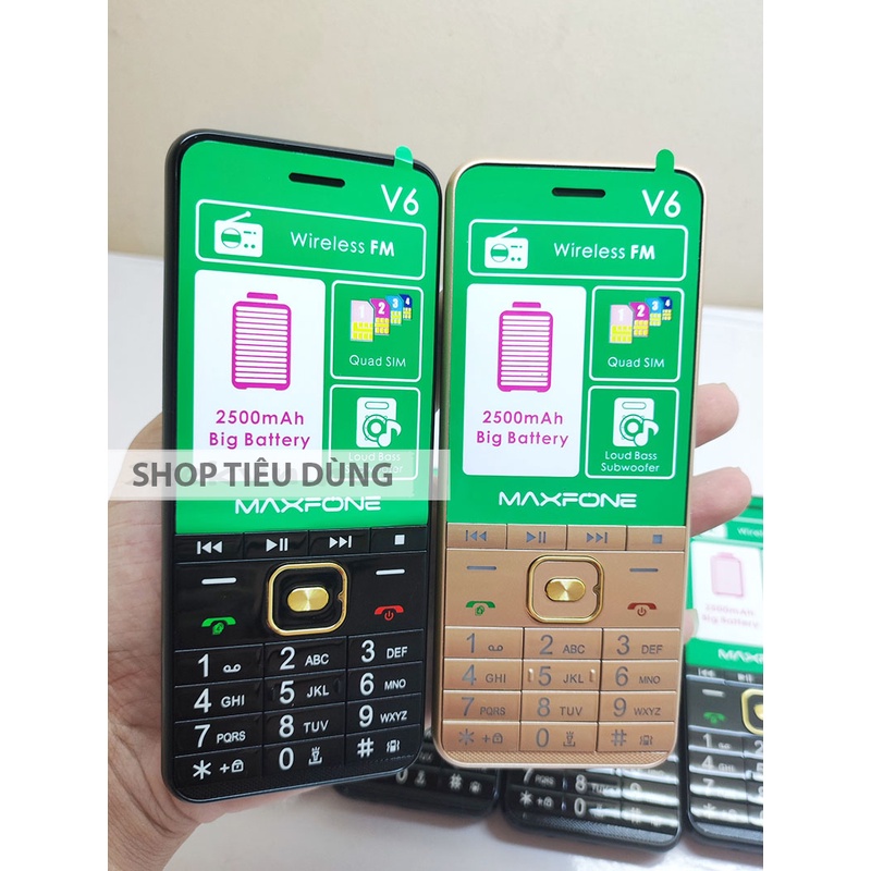 ⚡️ ĐIỆN THOẠI MAXFONE V6 4 SIM 4 SÓNG ONLINE