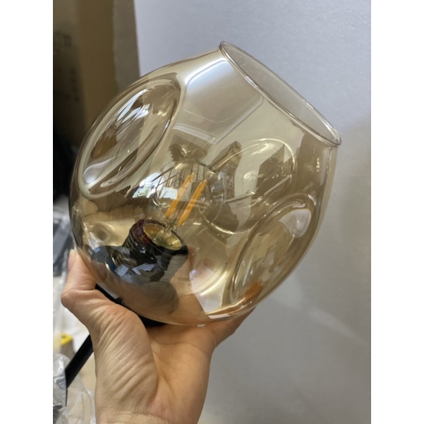 Chao đèn thủy tinh của đèn thả cành táo