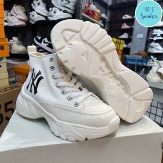 GIÀY SNEAKER M.L.B CHUNKY HIGH FULL WHITE NY ĐẾ CAO