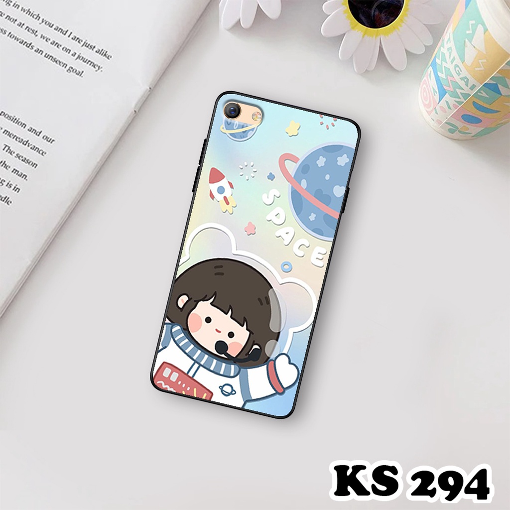 Ốp lưng Oppo F3 - Oppo F3 Plus - Oppo A77 2017 - Ốp in hình Ngân hà &amp; Roro Jumb - Lưng nhám viền TPU