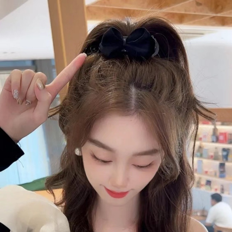 Kẹp Tóc Nơ Bằng Nhung Xinh Xắn Dành Cho Nữ