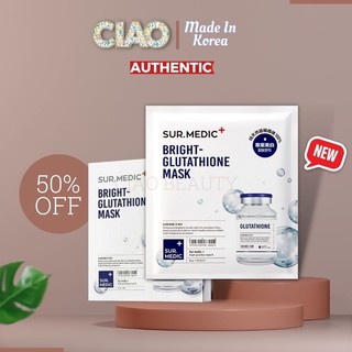 MẶT NẠ SUR MEDIC BRIGHT GLUTATHIONE Mask Trắng Da Hàn Quốc