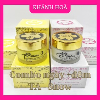 Combo kem ngày, đêm vỗ bong cao cấp TA Snow Nhật Bản