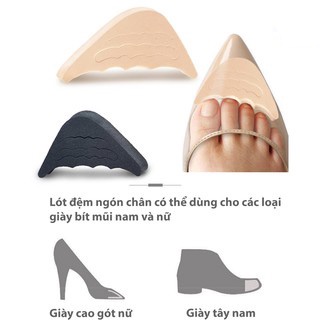 Miếng Lót Mũi Giày Cao Su Non Đệm Êm Ngón Chân HKD81