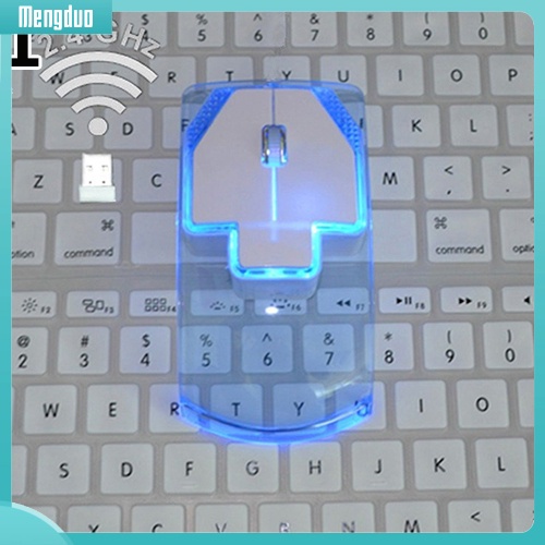 Chuột Không Dây Trong Suốt Siêu Mỏng 2.4Ghz Cho Máy Tính