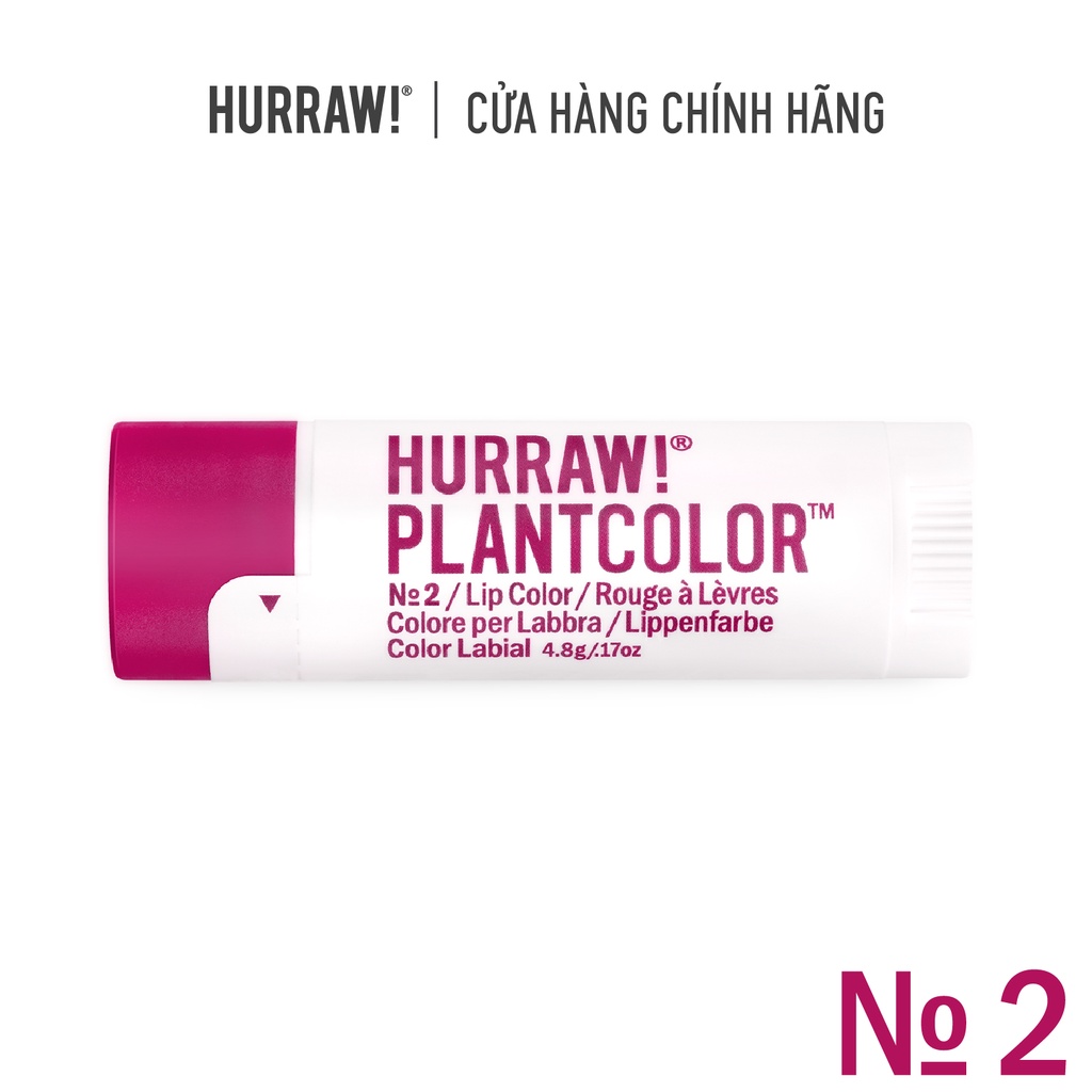 Son Màu HURRAW!® PLANTCOLOR™ №2