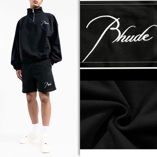 Áo Sweater Oversize, hoạ tiết thêu Rhu , Áo Nỉ khoá cổ, Form Oversize