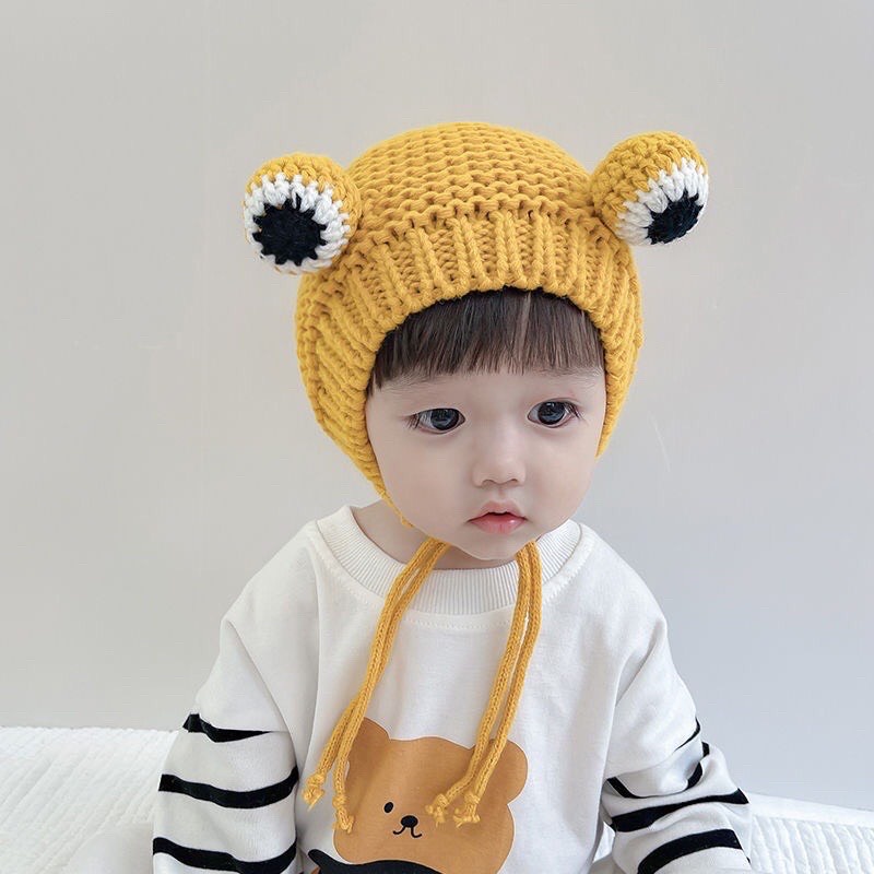Mũ Len hình Ếch con xinh xắn