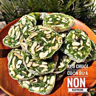 Kẹo chuối cuộn lá dứa - levy shop